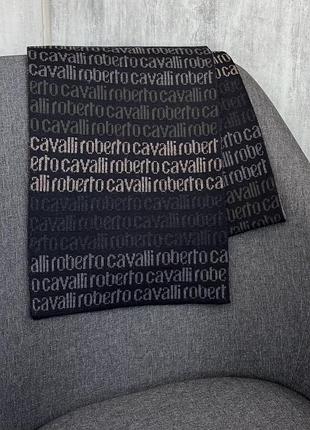 Вовняний шарф вовна roberto cavalli monogram шерстяной шарф с монограммой шерсть