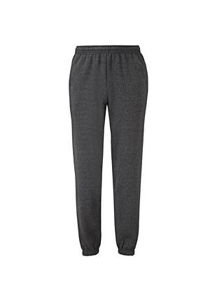 Спортивные штаны fruit of the loom classic elasticated cuff jog pants xxl, темно-серый меланж