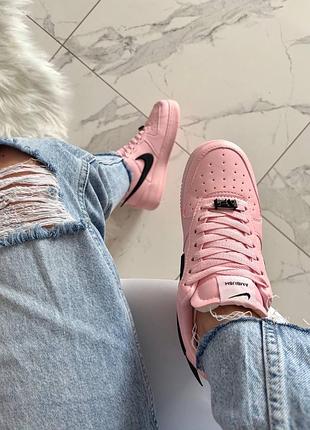 Nike air force 1 low x ambush pink black 6