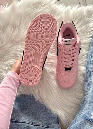 Nike air force 1 low x ambush pink black 3