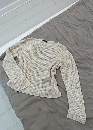 Ажурный джемпер massimo dutti свитер massimo dutti кофта massimo dutti светр 7