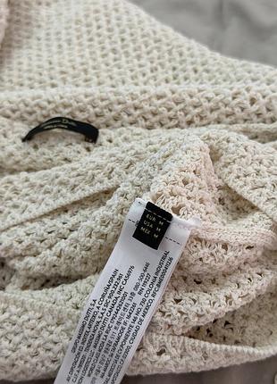 Ажурный джемпер massimo dutti свитер massimo dutti кофта massimo dutti светр 10