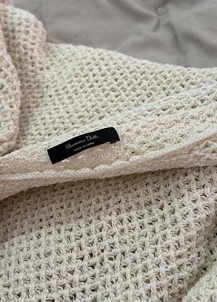 Ажурный джемпер massimo dutti свитер massimo dutti кофта massimo dutti светр 8