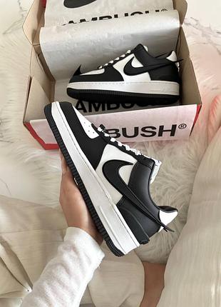 Nike air force 1 low x ambush black white 5