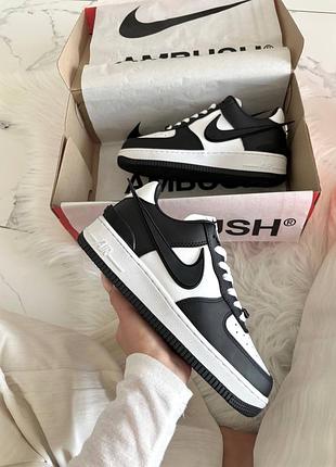 Nike air force 1 low x ambush black white 4