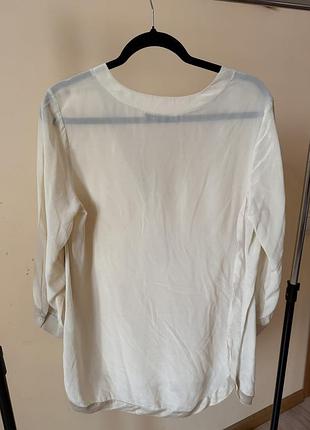 Блуза нюд ffc 100% silk р.40 2