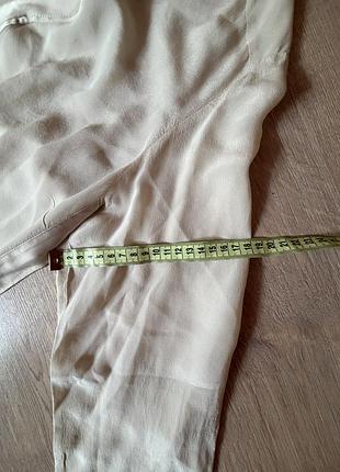 Блуза нюд ffc 100% silk р.40 6