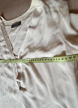 Блуза нюд ffc 100% silk р.40 8