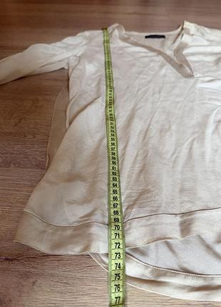 Блуза нюд ffc 100% silk р.40 10