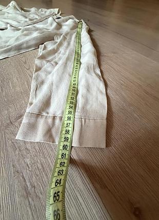 Блуза нюд ffc 100% silk р.40 7