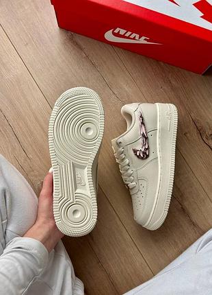 Nike air force 1 low molten metal beige pink
