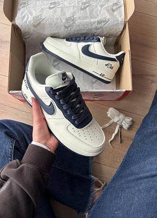 Nike air force 1 low 40th blue white 3