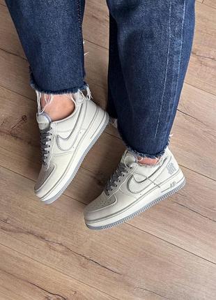 Nike air force 1 low x undefeated white grey 9