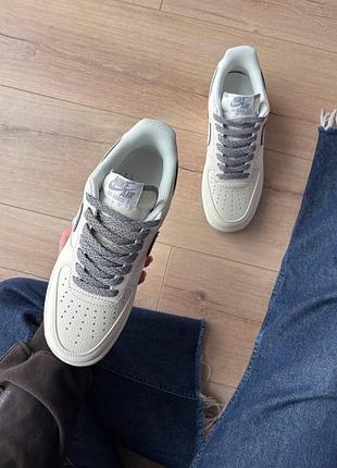 Nike air force 1 low x undefeated white grey 7
