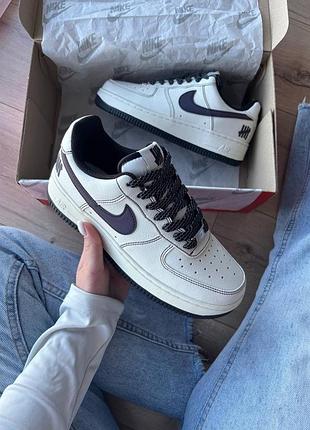 Nike air force 1 low x undefeated beige gradient 2