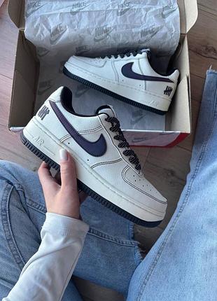 Nike air force 1 low x undefeated beige gradient