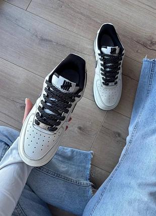 Nike air force 1 low x undefeated beige gradient 4