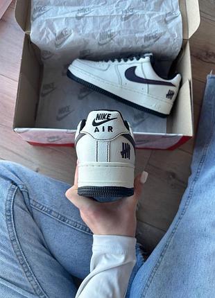 Nike air force 1 low x undefeated beige gradient 10