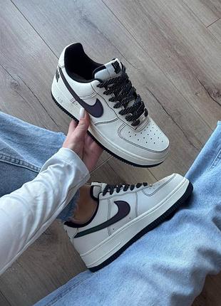 Nike air force 1 low x undefeated beige gradient 8