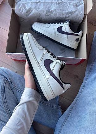Nike air force 1 low x undefeated beige gradient 6