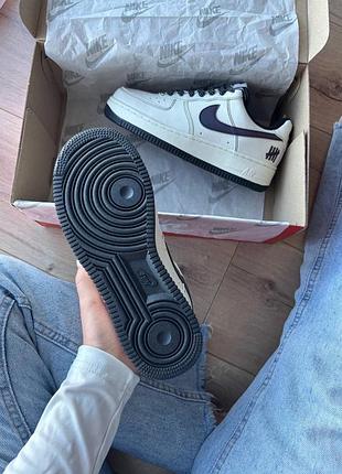 Nike air force 1 low x undefeated beige gradient 7