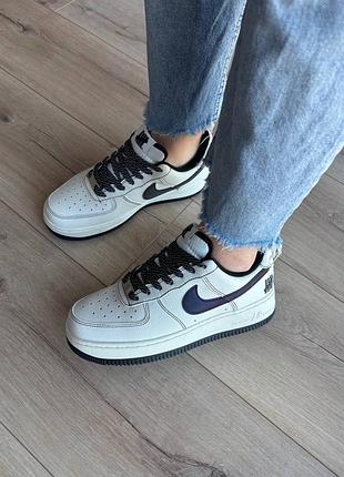 Nike air force 1 low x undefeated beige gradient 9