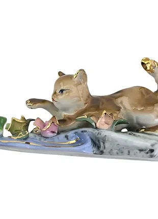 Статуэтка кот фарфоровый (6,3 х11, 5х4 см) 4