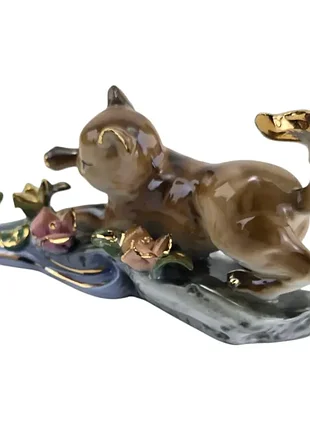 Статуэтка кот фарфоровый (6,3 х11, 5х4 см) 3