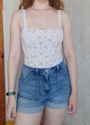 Боди в цветочный принт h&amp;m 3