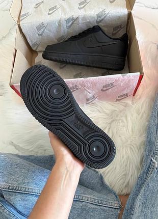 Nike air force 1 low foamposite total black 8