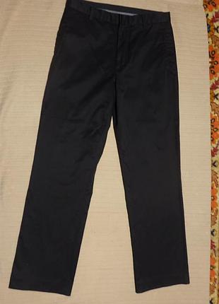 Черные плотные формальные х/б брюки calvin klein сша. 32/32