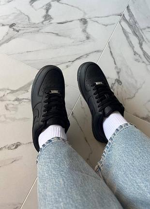 Nike air force 1 low black 7