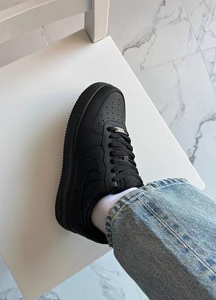 Nike air force 1 low black 3