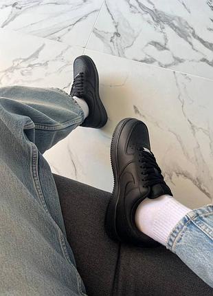 Nike air force 1 low black 4
