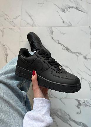 Nike air force 1 low black 2