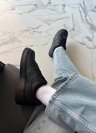 Nike air force 1 low black 6