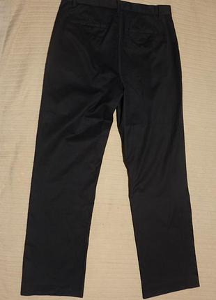 Черные плотные формальные х/б брюки calvin klein сша. 32/32 6
