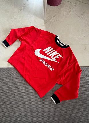 Світшот спортвний спортивный спортивна спортивная оверсайз кофта nike оригінал двонитка двунить свитшот оригинал