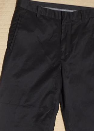 Черные плотные формальные х/б брюки calvin klein сша. 32/32 2