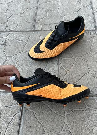Фирменные шиповки копы копочки сороконожки бутсы для футбола оригинал nike hupervenom 38p