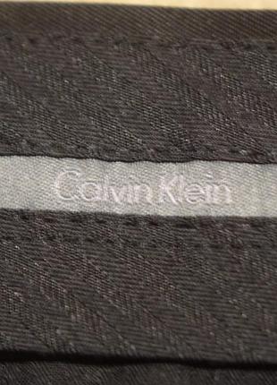 Черные плотные формальные х/б брюки calvin klein сша. 32/32 4