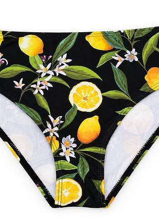 Плавки до купальника з яскравим лимонним принтом🍋