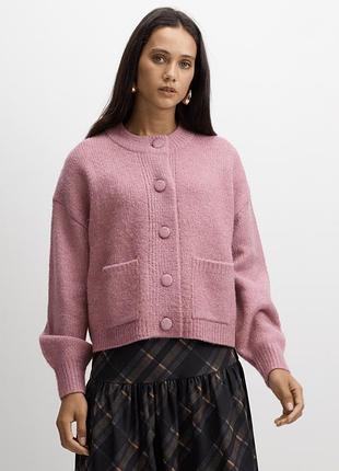 Щільний вʼязаний кардиган з вовною primark розмір м