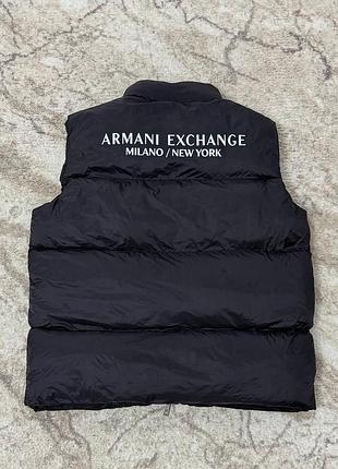Жилетка armani чорна 2