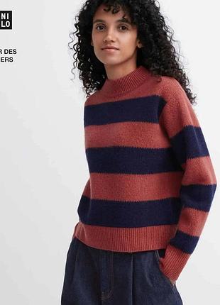 Светр з 100% вовни ягняти uniqlo х comptoir des cotonniers кофта джемпер світшот