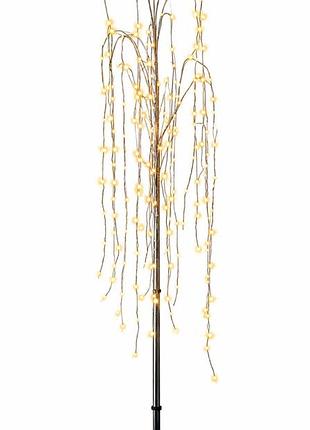 Светодиодное дерево livarno home led-lichterbaum 150 см, 200 led, теплый белый свет, ip44, таймер