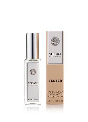 Женский мини парфюм тестер versace crystal noir - 40 мл