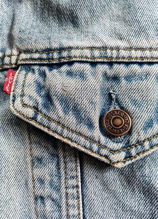 Винтажная джинсовая куртка levis 90-х 2