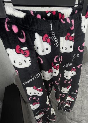 Теплі піжамні штани hello kitty xs/s 7