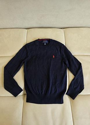 Оригінальний джемпер polo ralph lauren 7-8 років дитячий светр 140 см світер 100% бавовна
